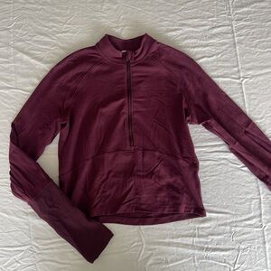 Lululemon burgundy Quarter-Zip